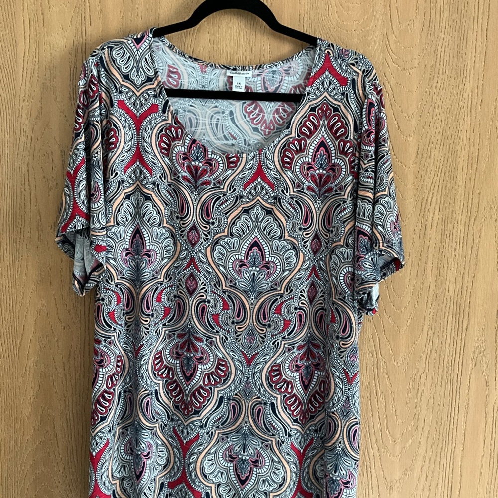 Paisley Print Women's Top